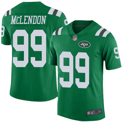 New York Jets Limited Green Youth Steve McLendon Jersey NFL Football 99 Rush Vapor Untouchable